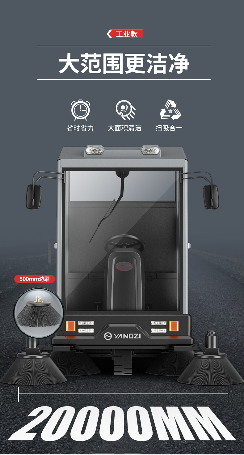 揚子S12電動掃地車(圖11)